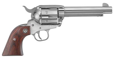 VAQUERO 45 COLT (LC) 5.50` 6RD HIGH GLOSS STAINLESS STEEL HARDWOOD