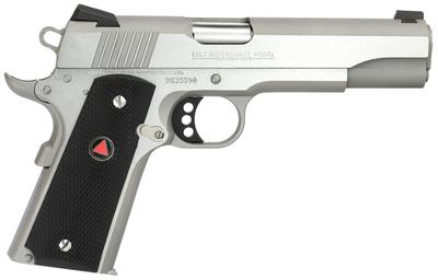 1911 Delta Elite Government 10mm 5.0in 8+1 Stainless Pistol - Manual Safety