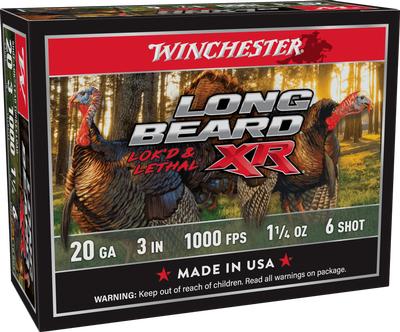 20GA 3in 1-1/4oz 6 Shot Long Beard XR 5RD