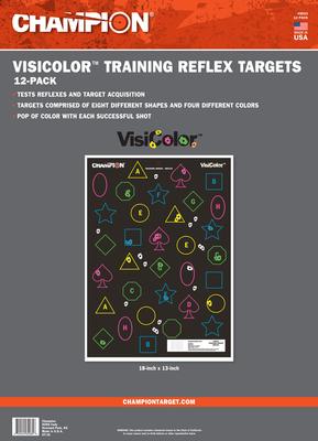 VISICOLOR TRAINING COMBO TARGETS 12PK