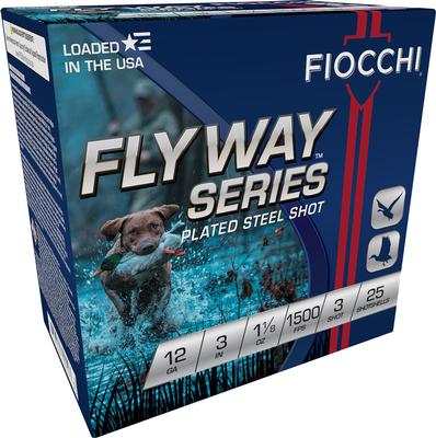  12ga 3 ` 1 1/8 Oz 1500 Fps 3 Shot Flyway Waterfowl 25 Bx