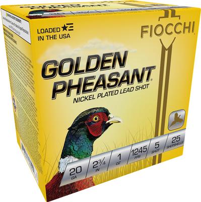 20ga 2.75 ` 1 Oz 5 Shot Golden Pheasant Extrema 25 Per Box