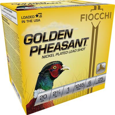 20Ga 2.75` 1 oz 6 Shot Golden Pheasant Extrema 25 Per Box