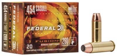 454 CASULL 260GR FUSION 20RDS