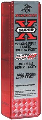  Super X Power Point 22lr Cppp 40gr 100rnd