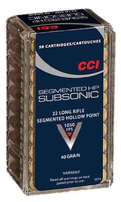 22LR 40GR Segmented Hollow Point Varmint 50RD