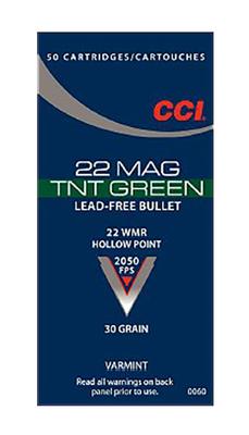 22 WIN MAG 30gr green jhp  50/bx