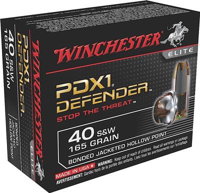  40 S + W 165gr Bonded Pdx1 20rds