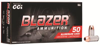  40 S + W 165 Gr Fmj Blazer Aluminium 50rds