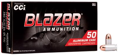  380 Acp Tmj 95 Gr Blazer Aluminium 50rds