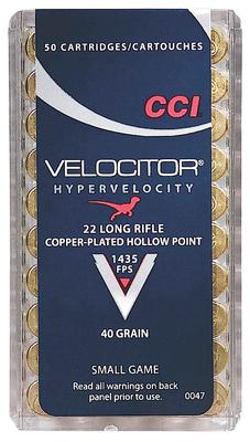  Velocitor 22lr Cphp 40gr 50rnd