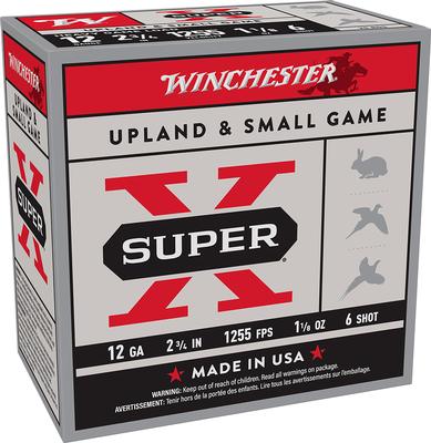 12GA 2-3/4in 1-1/8oz 1255FPS 6 Shot Super X 25RD