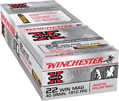 22 MAG 40 GR JHP SUPER-X 50 RD