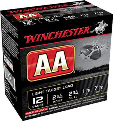 12GA 2-3/4DR 1-1/8OZ 7.5 Shot 2.75` Winchester AA 25RDS