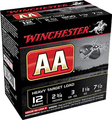  12ga 3dr 1- 1/8oz 7.5 Shot 2.75 ` Winchester Aa 25rds