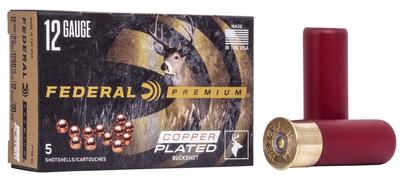 12Ga 3` 41 Pellets 2 oz 4 Buck Shot Premium Magnum 5 Per Box