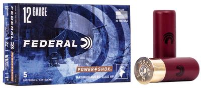 12GA 2-3/4in 1oz Rifled Slug Power-Shok 5RD