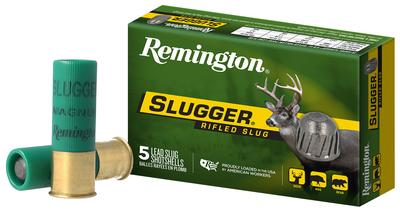  12ga 3 ` 1 Oz Rifled Slug Shot Slugger Hunting 5 Per Box