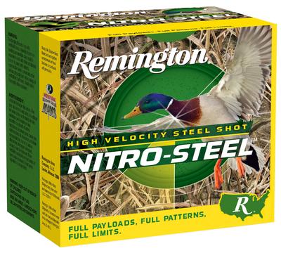 12GA 3` 1 3/8 OZ BB SHOT NITRO-STEEL HIGH VELOCITY 25 PER BOX