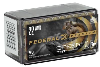 22MAG 30GR TNT Hollow Point Speer 50RD