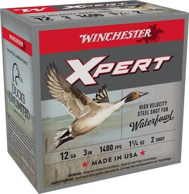 12GA 3in 1-1/4oz 2 Shot HV Steel Xpert HV 25RD