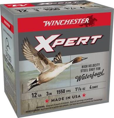 12GA 3in 1-1/8oz 4 Shot Steel Xpert HV 25RD