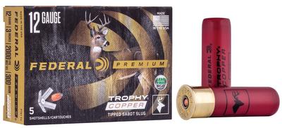 20Ga 3` 5/8 oz/275 gr 1900 fps Sabot Slug Shot Trophy Copper 5 Bx