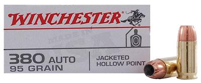  380 Auto 95gr Jhp Winchester 50rds