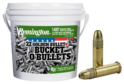 22LR 36GR Plated Hollow Point Bucket O' Bullets 1400RD