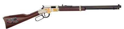 Golden Boy Firefighter Tribute 22S/L/LR 20in 16+1 Wood Lever Action Rifle
