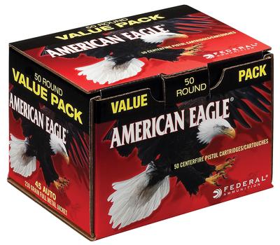 45 AUTO 230GR FMJ  AMERICAN EAGLE 50rds