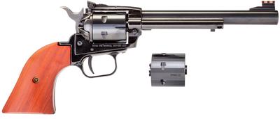 Rough Rider 22LR/22MAG 6.50in 6 Shot Wood/Black Revolver - Manual Safety