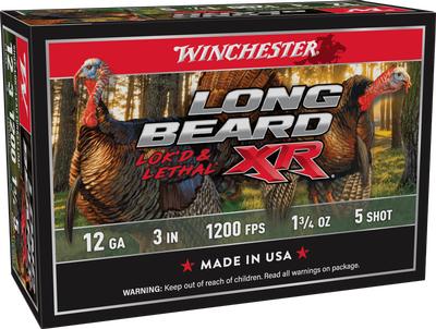 12GA 3in 1-3/4oz 5 Shot Long Beard XR 5RD