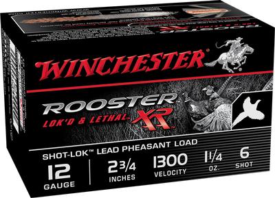 12GA 2.75` 1 1/4 OZ 6 SHOT 1300 FPS ROOSTER XR 15 RDS