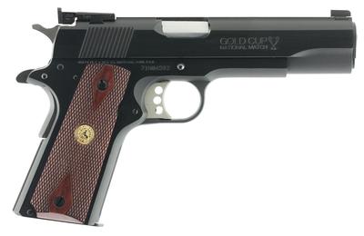 Gold Cup National Match 45 ACP 5.0in 8+1 Black Pistol - Manual & Grip Safety