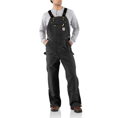 ZIP-TO-THIGH BIB OVERALLS