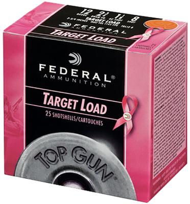  12ga 2- 3/4dr 1- 1/8oz 8 Shot 2.75 ` Top Gun Pink 25rds