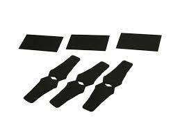  Qad Rest Felt Kit- Black- 3 Pack