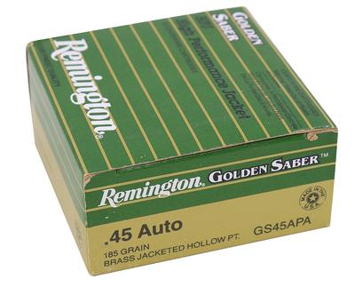  45 Acp 185gr Gold Saber 25rds