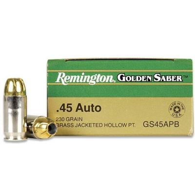  45 Acp 230gr Gold Saber 25rds