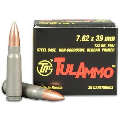 TULAMMO 7.62X39 122GR FMJ