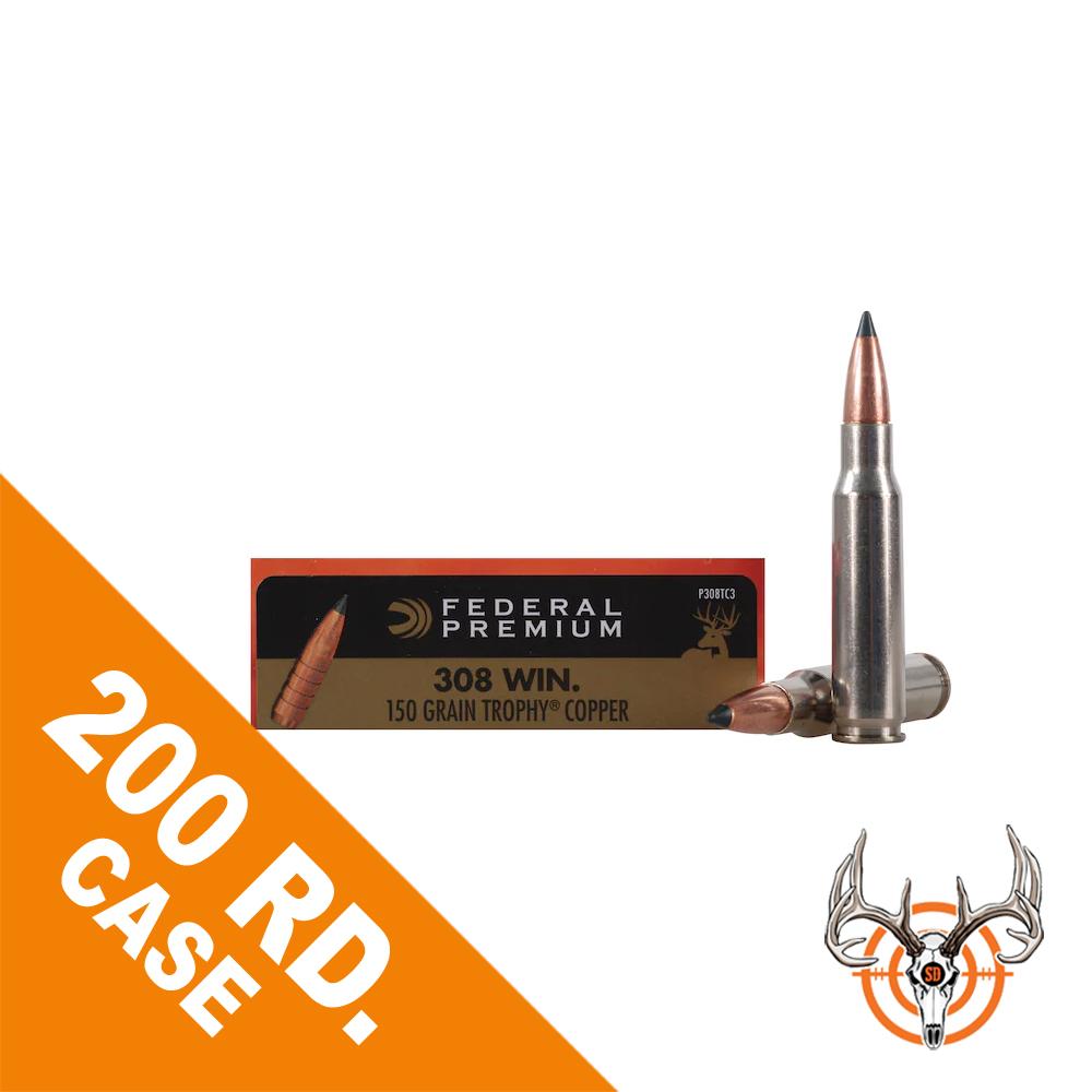 Sportsman's Den FEDERAL 308WIN 150GR TROPHY COPPER 200RD