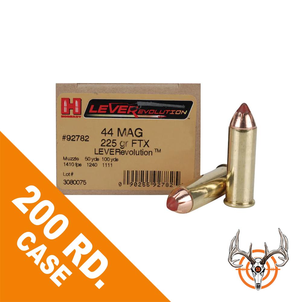 Sportsman s Den HORNADY MFG CO 44 MAG 225 GR FTX LEVEREVOLUATION 200RD