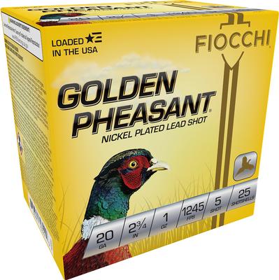 Golden Pheasant Extrema 20 Gauge 2.75` 1 oz 5 Shot 25 Per Box