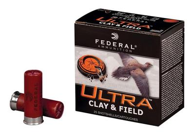 12GA 2-3/4DR 1-1/8OZ 8 Shot 2.75` Ultra Clay & Target 25RDS