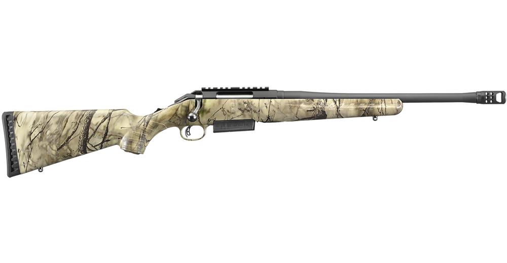 Ruger American Ranch 450 Bushmaster With Wild Camo Im Brush Stock