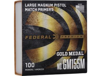 No. GM155M Large Magnum Pistol Reloading Primers 100CT