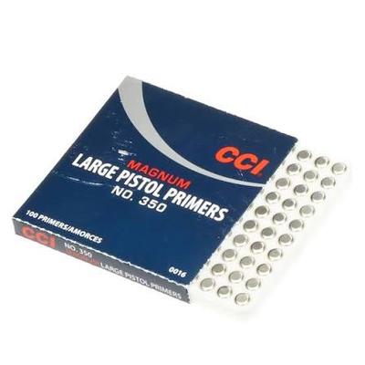No. 350 Large Pistol Magnum Reloading Primers 100CT