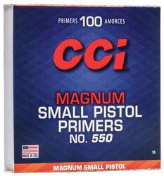 No. 550 Small Pistol Magnum Reloading Primers 100CT