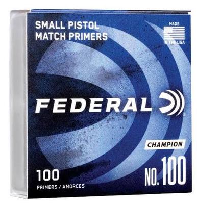 No. 100 Small Pistol Reloading Primers 100CT